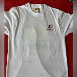 Big Dogs White Graphic T-Shirt Classic Logo Tee